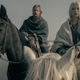 Amleth and Olga on horses